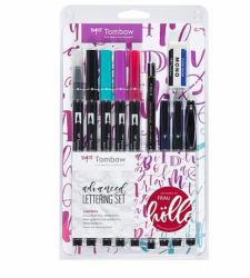 Tombow LS-ADV bolígrafo de punta redonda Bolígrafo cilíndrico Multicolor (Tombow Lettering Set "Advanced)