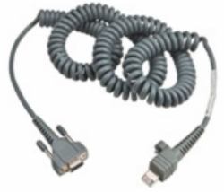 Intermec 236-184-001 cable de señal 1,98 m Gris (CBL RS232 6.5 FT 9 PIN COIL - FOR CV30/CV60)