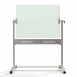 Nobo Pizarra móvil Diamond magnética de cristal 1200x900 mm (Nobo 1903943 Diamond Glass Magnetic Mobile Board 1200x900mm)