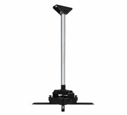B-Tech BT893-FD montaje para projector Techo Negro, Cromo (BTEBT893 + BTEBT7808B + BTEBT7850-30C - Bundle - Heavy Duty Projector Ceiling Mount with Micro-Adjustment + Ceiling / Wall Mount with Tilt...