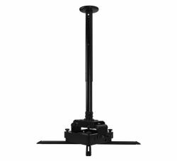 B-Tech BT893-AD montaje para projector Techo Negro (BTEBT7851B + BTEBT893 - Bundle - Telescopic Ceiling Mount For 50mm Poles + Heavy Duty Projector Ceiling Mount with Micro-Adjustment - Bundle)