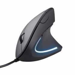 Trust Verto mouse Ufficio Mano destra USB tipo A Ottico 1600 DPI (TRUST VERTO WIRED ERGO MOUSE 22885)