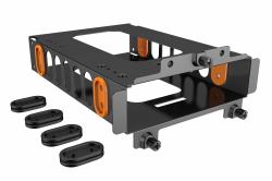 be quiet! BGA05 parte carcasa de ordenador Universal Funda de disco duro (be quiet! HDD Cage, Mounting for One HDD or Two SSDs, Black & Orange Rubber Decouplings Included, Compatible with Most be q...