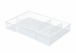 Leitz 52150002 organizador para cajón de escritorio Transparente (Organiser Tray for Plus - and WOW drawer cabinets - Warranty: 24M)