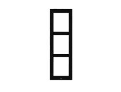 2N Telecommunications 9155023B accesorio intercomunicador Montura (2N IP VERSO FRAME FOR SURF INS 3 MOD BLK)