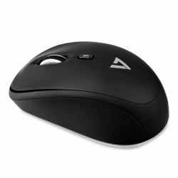 V7 Ratón óptico inalámbrico móvil - Negro 