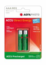 AgfaPhoto Direct Energy AAA Nickel-Metal Hydride [NiMH] (Direct Energy Aaa - Nickel-Metal Hydride [Nimh] - Warranty: 12M)