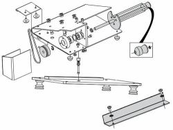 SPARE PEEL-OFF KIT MOBILE FOR - 100 MM PAPER ROLL