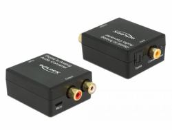 DeLOCK 63477 convertidor de audio Negro (Delock - digital til analog audioomfor)