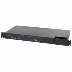 APC KVM1116R switch per keyboard-video-mouse [kvm] Montaggio rack Nero (KVM 2G DIGITAL/IP 1 REM 1 LOCAL - USER 16P VIRTUAL MEDIA FIPS140-2)