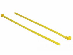 DeLOCK 18761 presilla Releasable cable tie Nylon Amarillo 100 pieza[s] (Delock kabelbÃ¥nd)