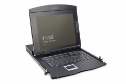 Digitus Consola modular con TFT de 17" [43,2 cm], KVM de 8 puertos y panel táctil, teclado inglés [US] (17IN VGA TFT CONSOLE. 8-PORT - US KEYBOARD LAYOUT IN)