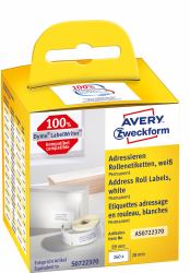 Avery AS0722370 etiqueta autoadhesiva Rectángulo Permanente Blanco 260 pieza[s] (Avery Zweckform - rektangulÃ¦re adresse)