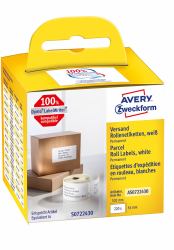 Avery AS0722430 etiqueta autoadhesiva Rectángulo Permanente Blanco 220 pieza[s] (Avery Zweckform - etiketter - 220 etik)