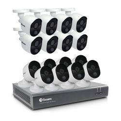 Swann SWDVK-1645816V kit de videovigilancia Alámbrico 16 canales (Swann 16 Channel Night Vision Wired Video Surveillance System 2 TB HDD)