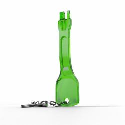 Lindy 40631 clip sicura Chiave bloccaporta RJ-45 Verde Acrilonitrile butadiene stirene [ABS] 1 pz (RJ-45PORTBLOCKERKEYGREEN)