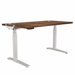 Fellowes 9710001 escritorio para ordenador Nuez (Fellowes Levado Silver Desk Base and Walnut Worktop 1600mm)