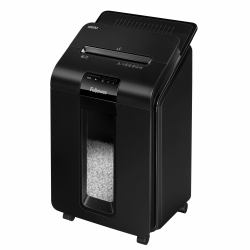 Fellowes AutoMax 100M triturador de papel Corte en partículas 22 cm Negro (Automax 100M Paper Shredder - Particle-Cut Shredding 22 Cm - Black - Warranty: 12M)