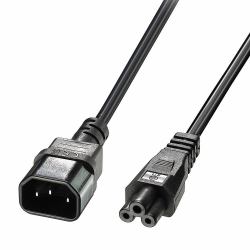Lindy 2m C5 to C14 Mains Cable (2M Iec C14 To Iec C5 Mains - Cable - Warranty: 120M)