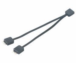 Akasa AK-CBLD08-12BK cable de señal 0,12 m Negro (Akasa 1-to-2 Addressable RGB LED Splitter Cable)