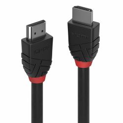 Lindy 36473 cavo HDMI 3 m HDMI tipo A [Standard] Nero (Lindy 36473 3m HDMI [M] 2.0 High Speed Black Line 4096x2160@60Hz Cable with Ethernet - Black)