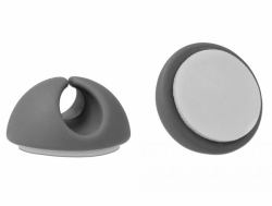 DeLOCK 18291 organizer per cavi Supporto per cavo Grigio, Bianco 6 pezzo[i] (DeLOCK kabelholder)