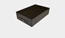 apg Solutions NANO-0067 cajón de efectivo Cajón de efectivo electrónico (Nano Slide-Out Cash Drawer - 8C6VN, Black, 275 x 370 x 120 - 3m RJ11 cable, MUL 24v, 75 RAN - Warranty: 12M)