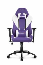 AKRacing SX Silla para videojuegos de PC Asiento acolchado tapizado Violeta, Blanco (CORE SX LAVENDER - )