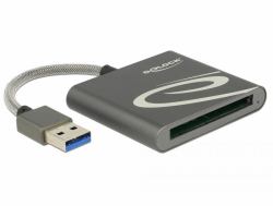 DeLOCK 91525 lettore di schede USB 3.2 Gen 1 [3.1 Gen 1] Grigio (Delock kortlÃ¦ser - USB 3.0)