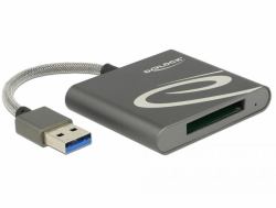 DeLOCK 91583 lettore di schede USB 3.2 Gen 1 [3.1 Gen 1] Grigio (DeLOCK kortlÃ¦ser - USB 3.0)