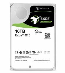 Seagate Exos X16 disco rigido interno 16 TB 7200 Giri/min 256 MB 3.5" Serial ATA III (EXOS X16 16TB SATA4 7200RPM - **New Retail** - HELIUM 512E/4KN - Warranty: 60M)