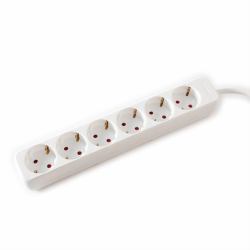 Value Power Strip, 6-way, white, 3 m (Power Strip, 6x, white, 3m - Warranty: 12M)