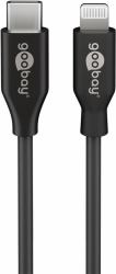 Goobay 39428 cavo Lightning 0,5 m Nero (goobay Lightning-kabel 50cm)