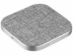 Sandberg Wireless Charger Pad 15W (Wireless Charger Pad 15W - Wireless Charger Pad 15W, - Indoor, USB, Wireless charging, Grey - Warranty: 60M)
