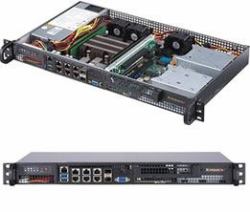 Supermicro SuperServer 5019D-4C-FN8TP Intel® SoC BGA 2518 Bastidor [1U] Negro (1U BARE XEON D2123IT 1XM.2+M.2,1U, Intel Xeon D-2123IT, SoC, 4x DIMMs, 2 10G SFP+, 6x RJ45, Aspeed AST2500 BMC, 200W)
