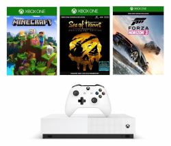 Microsoft Xbox One S + Minecraft + Sea of Thieves + Forza Horizon 3 1000 GB Wifi Blanco (XBOX ONE S ALL DIGITAL EDITION - .)