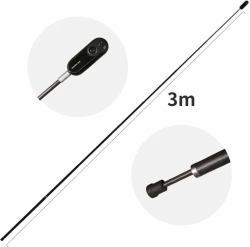 Insta360 Extended Edition palo para autofotos Cámara Negro, Carbono (Insta360 Extend SelfieStick for ONE/ONEX)