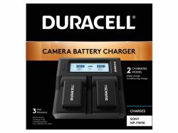 Duracell DRS6120 cargador de batería (Duracell LED Dual DSLR Battery Charger)