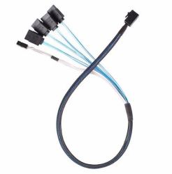 Silverstone CPS05-RE 0,6 m Negro (SilverStone CPS05 - SATA-kabel - 60 cm)