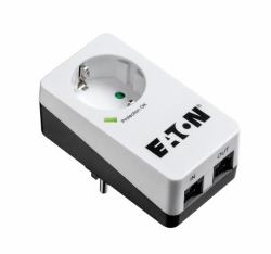 Eaton PB1TD limitador de tensión Negro, Blanco 1 salidas AC 220 - 250 V (Protection Box 1 Tel@ Din - Warranty: 12M)
