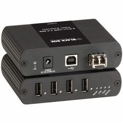 Black Box IC404A-R2 moltiplicatore di rete Ricevitore e trasmettitore di rete Nero 