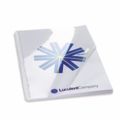 GBC Binding Cover HiClear PVC A4 250 Micron Clear (GBC 41605E HiClear A4 250 Micron Binding Cover pack of 50)