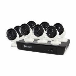 Swann SWNVK-875808 kit de videovigilancia Alámbrico 8 canales (Swann 5 Megapixel 8 Channel Night Vision Wired Video Surveillance System 2 TB HDD)