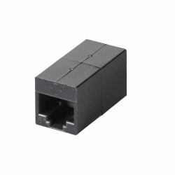 Black Box FM609 conector CAT6 Negro (CAT 6 BLACK STRAIGHT THROUGH - COUPLER FM609, CAT6, Black, - 14.6 x 29.65 x 16.2 mm - Warranty: 1188M)