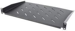 Intellinet 714891 porta accessori Mensola per scaffale (19IN CANTILEVER SHELF 1U 350MM- - VENTED BLACK)