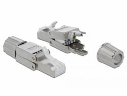 DeLOCK 86477 cavo di collegamento RJ-45 Grigio (Delock netvÃ¦rk-konnektor)