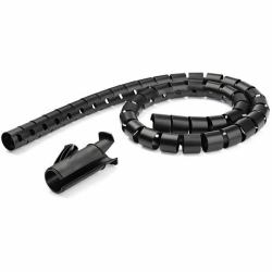 StarTech.com Manga de 2,5m en Espiral para Gestión de Cableado con Diámetro de 45mm (SPIRAL CABLE MANAGEMENT SLEEVE - 45MMX2.5M /1.8X8.2 - BLACK)