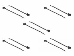 DeLOCK 18895 fascetta Releasable cable tie Nylon Nero 10 pezzo[i] (Kabelbinder mit Spreizanker L 160 x B 4 mm schwarz 10 StÃ¼ck)