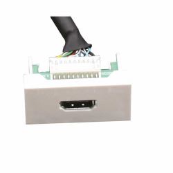 Garbot FA-2420-HDMI-F/F-P-20CM toma de corriente Blanco (F22 HDMI Module. F/F. 20 cm. - White - Warranty: 12M)