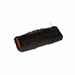Canyon CND-SGS01 teclado Ratón incluido Juego USB QWERTY Inglés de EE. UU. Negro, Naranja 